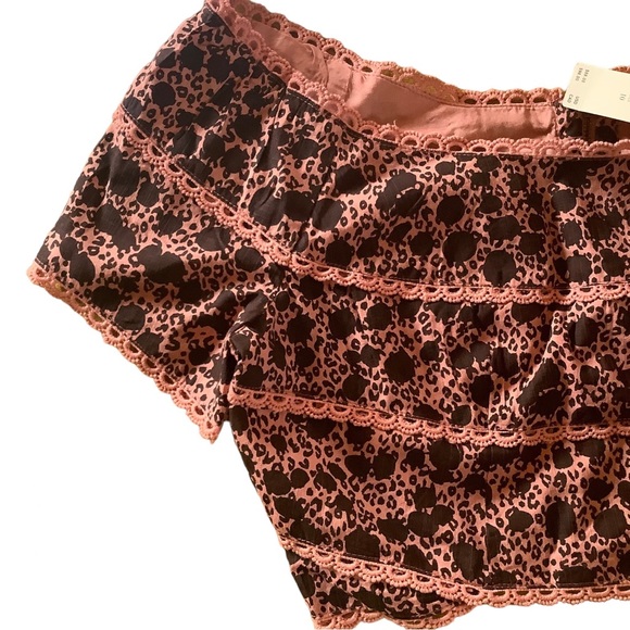 NWT Anthropologie midriff top sizes 10 & 6 cropped shirt belly short blouse new - Picture 5 of 10